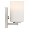 Access Lighting Sienna, 1 Light LED Wall Sconce  Vanity, Brushed Steel Finish, Opal Glass 62621LEDDLP-BS/OPL - alternate 2